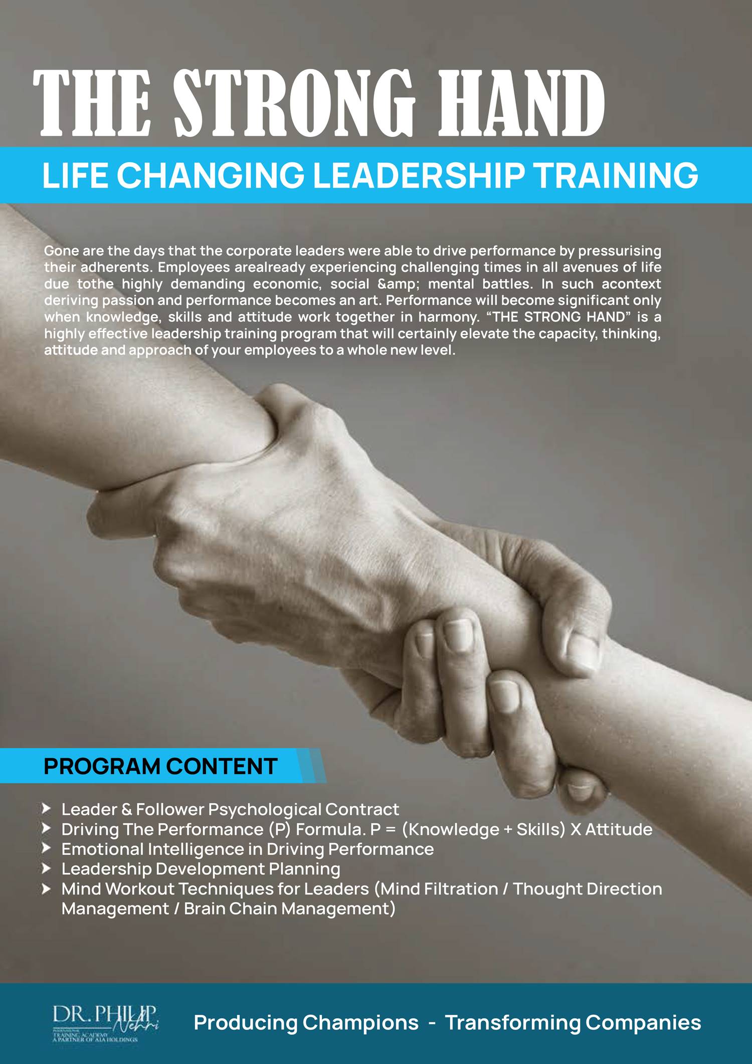  LIFE CHANGING LEADERSHIP TRAINING PROGRAM